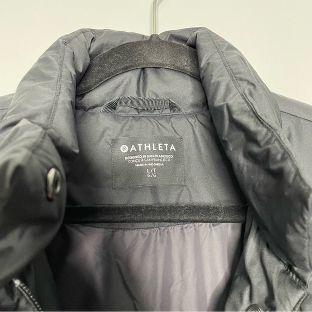 Nwt Athleta Summit Down Jacket Full Zip Water Rep… - image 7
